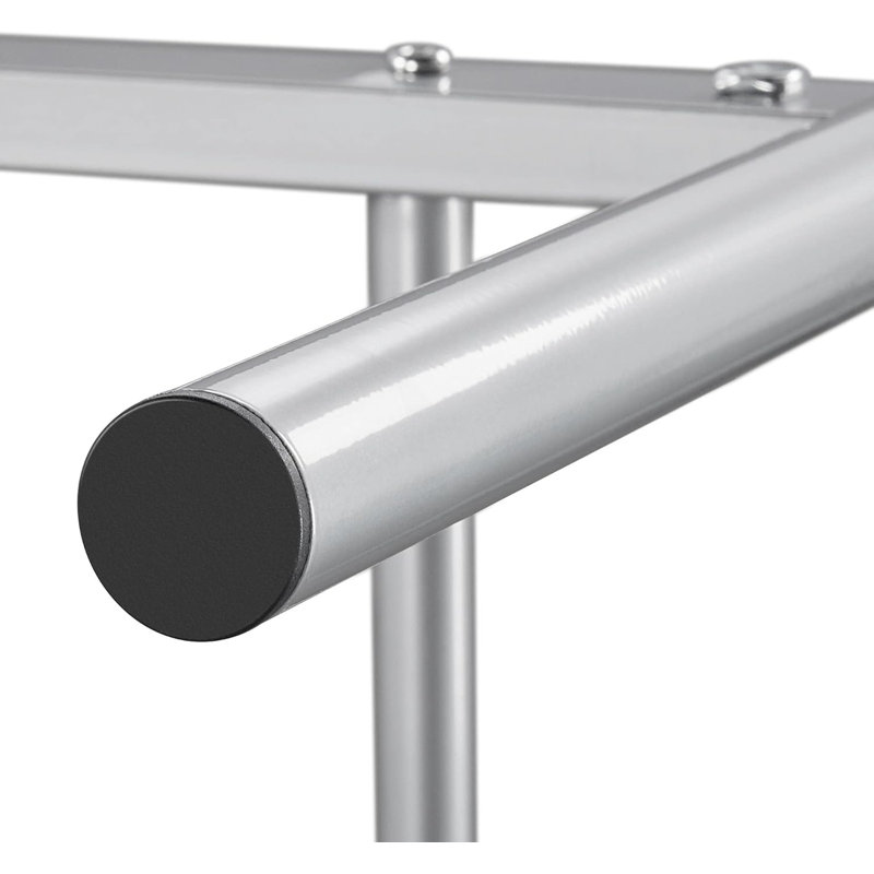 Delaenie Metal Platform Bed, Twin, Silver