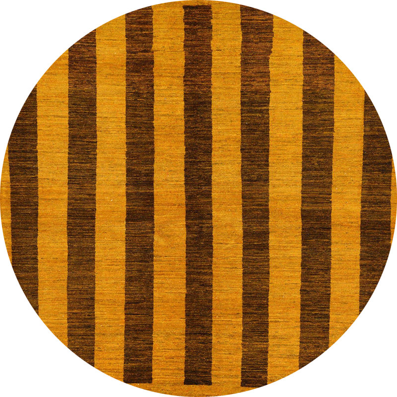 Abstract Indoor Rug, Round 6'