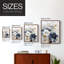 FLORAL Series CECXII - Impression encadrée de qualité supérieure - Prêt à être accroché - Aucun clou requis-985332747-985332744