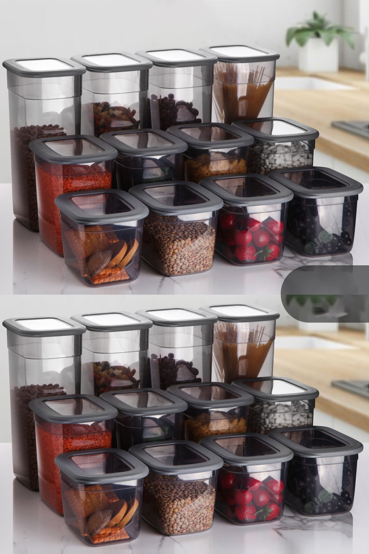 Mason Craft & More Set Of 6 Stackable Food Storage Containers : Target