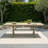 Outdoor Extendable Wood Dining Table