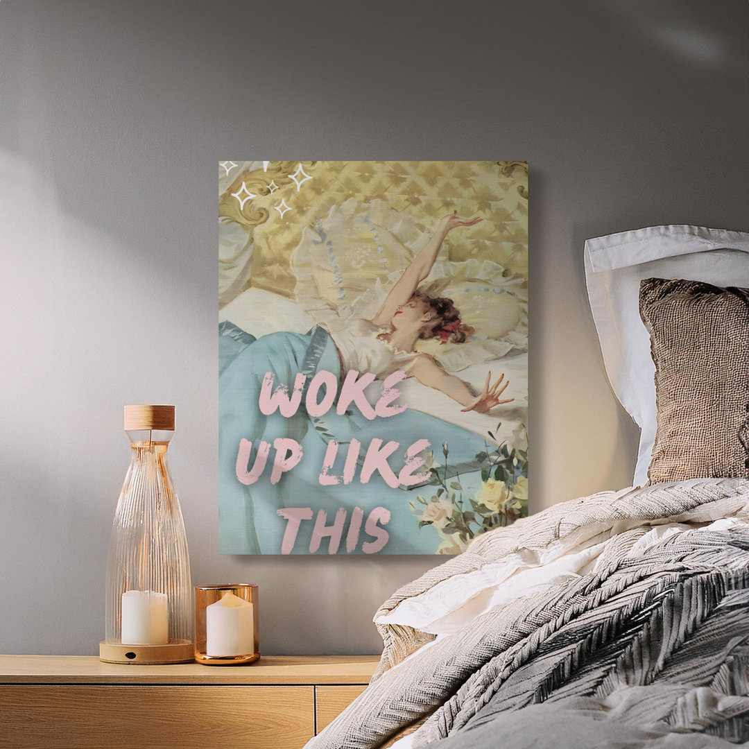 Sassy Woke Up Like This Canvas Print