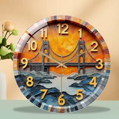 Horloge murale décorative 12 po