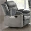 Fauteuil inclinable oscillant en velours côtelé Lesley