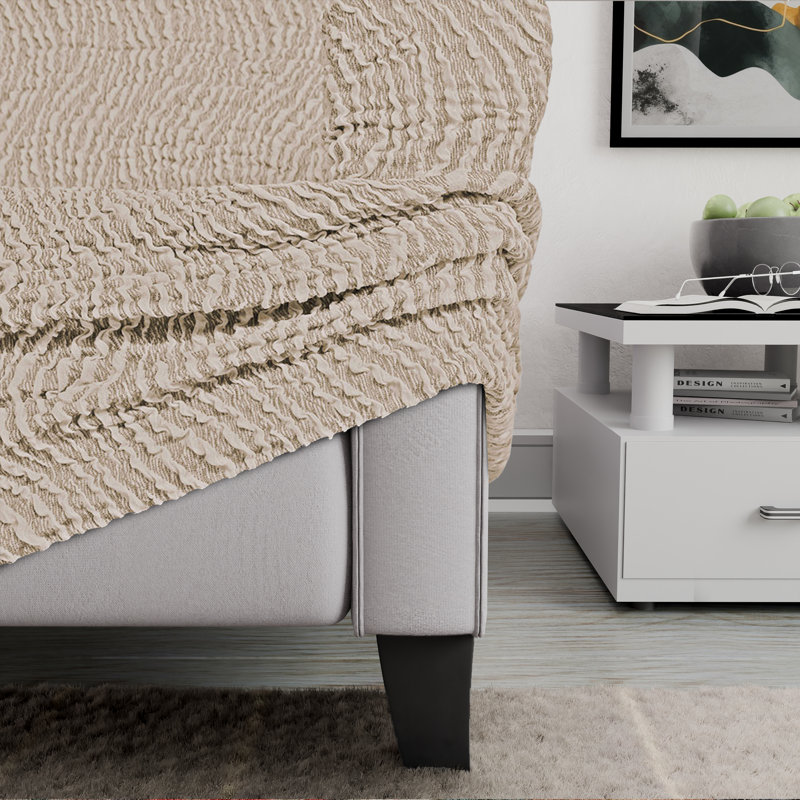 Housse extensible pour canapé - Qualité et style haut de gamme - Collection Jacquard, H 35 po x l 85 po x P 40 po