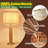 25.59 Inch Boho Brass Gold Jute Wrapped Table Lamp