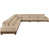 Tissu chenille beige