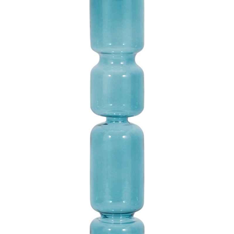 Porte-bougie Modern, Bleu, H 14 po x l 4 po x P 4 po