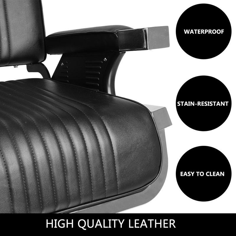 Faux Leather Massage Chair, Black Faux Leather