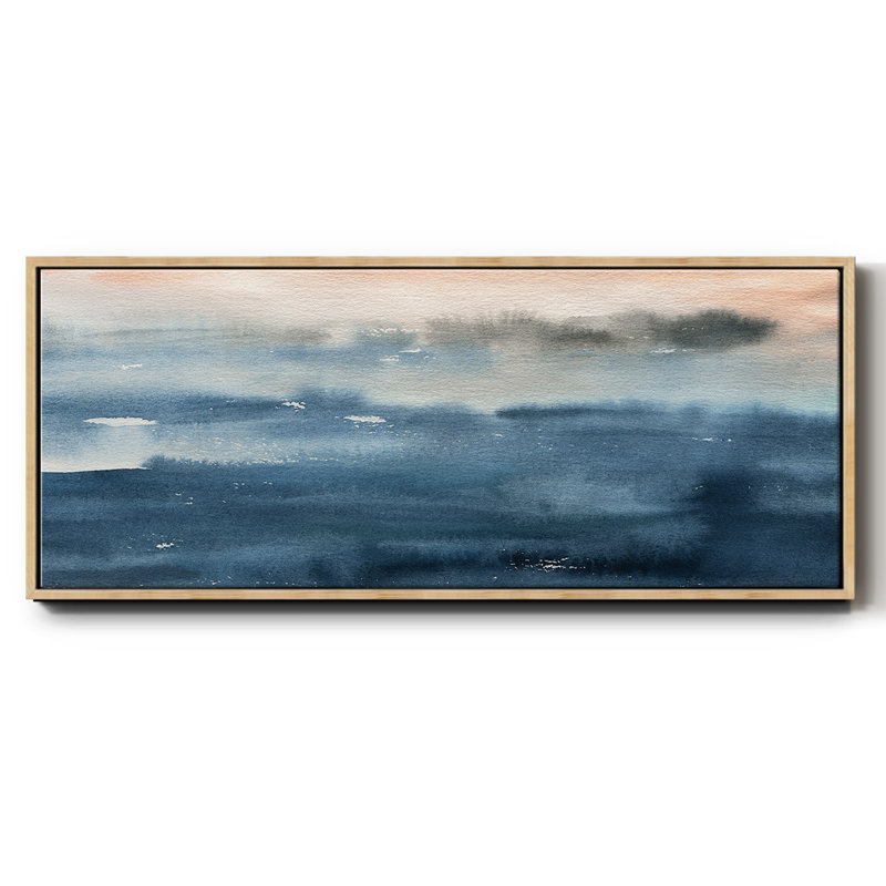 Lake Sunrise- Framed Canvas