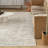 Rug Branch Liora 4' x 6' (3'9" x 5'6") Grey/Beige Damask Indoor Area Rug, Traditional, Low Pile, Stain-Resistant Carpet - Living Room, Bedroom, Dining Room, and Kitchen-450365491
