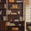 Bibliothèque américaine en bois massif