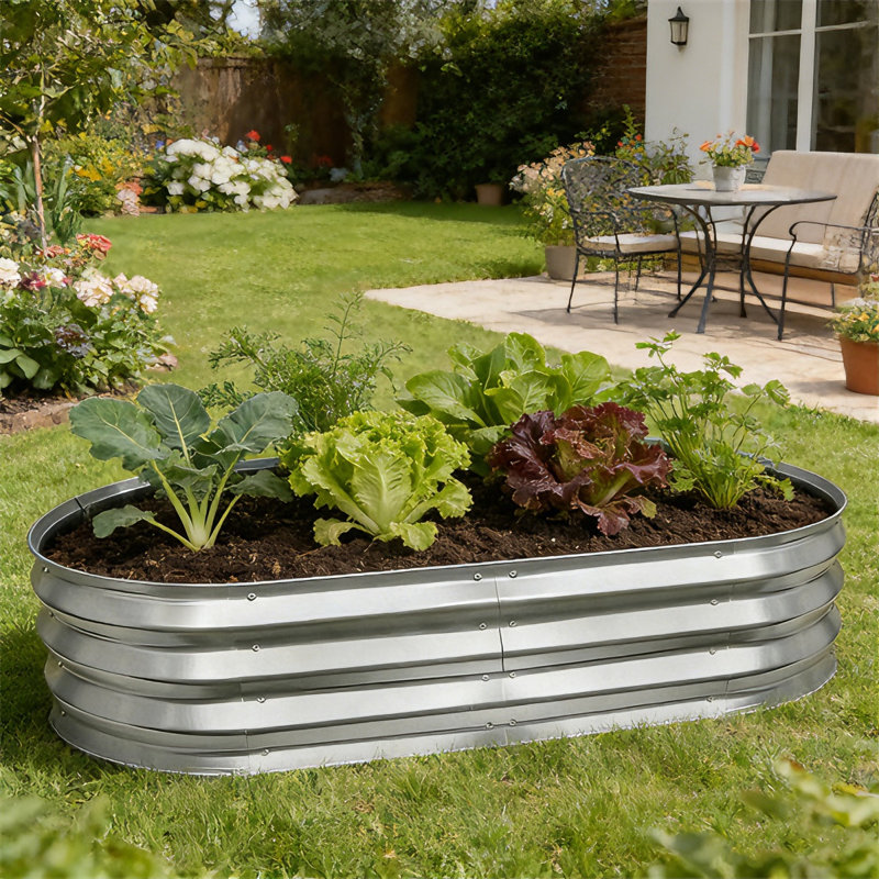 Ensemble de 2 jardin surélevé galvanisé