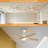 52" Modern LED Ceiling Fan with 5 ABS Blades & Remote, 3-Color Dimmable Light-714406794-722444139