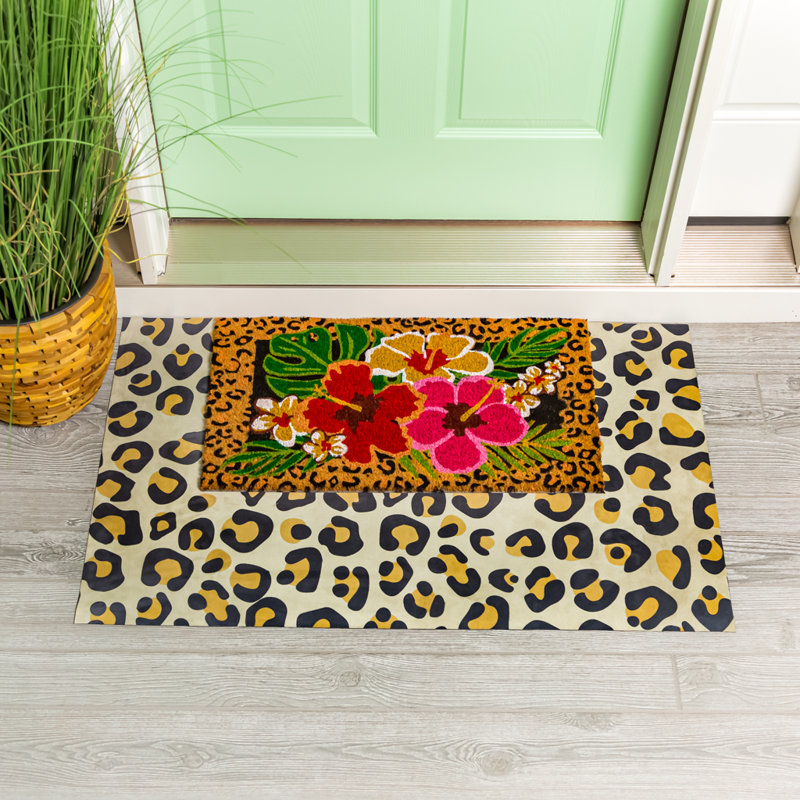 Animal Print Outdoor Doormat