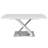 Modern Dining Table, Extendable Dining Table With Crossed Base, Large Dining Table