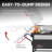 Creole Feast 90Qt Single Sack Crawfish Boiler and Cooker Combo, 135,000 BTU Stainless Steel Burner of Crawfish Boiler, Black
