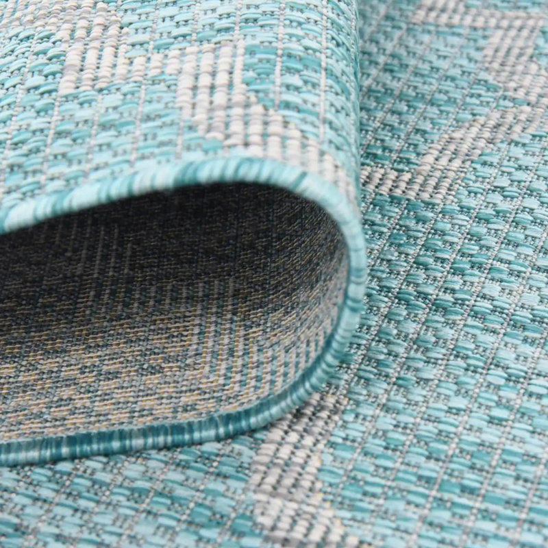 Bartonsville Geometric Indoor / Outdoor Rug, Round 13'