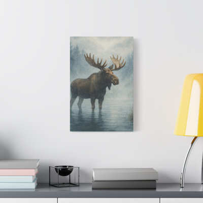Aaroon Single Picture Frame Print on Canvas