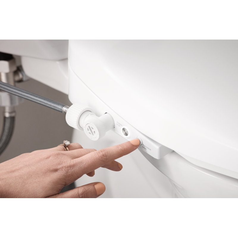 Siège de bidet électronique 3-Series avec télécommande en blanc