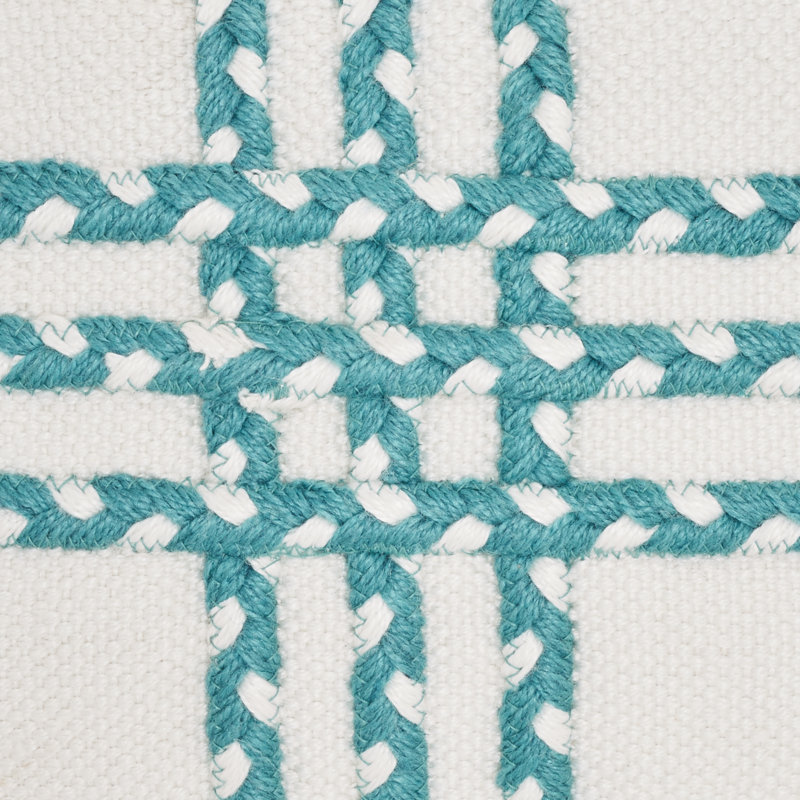  Coussins décoratifs d'extérieur, Bleu turquoise