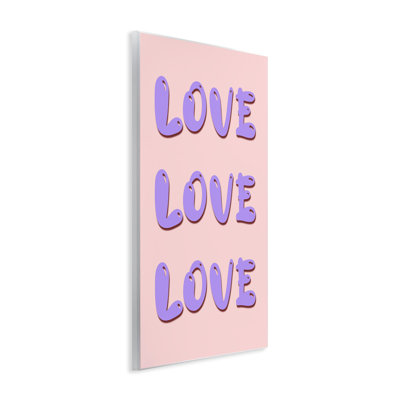 Plaque murale Love Love, par Pooja Dave