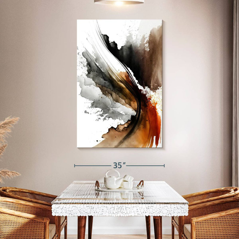 Avery Earthy Abstraction, 51" H x 34" W