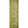 Tapis oriental vert / ivoire Yareli