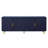 64.8" Navy Blue Fluted TV Stand with Gold Handles, Modern Storage Media Console Cabinet for TVs up to 75"-1717439919