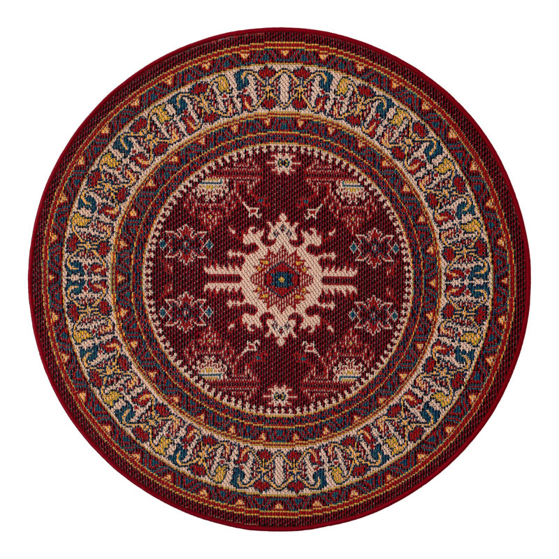 Tapis intérieur / extérieur Loreto Higgin, Rond 4 pi 1 po