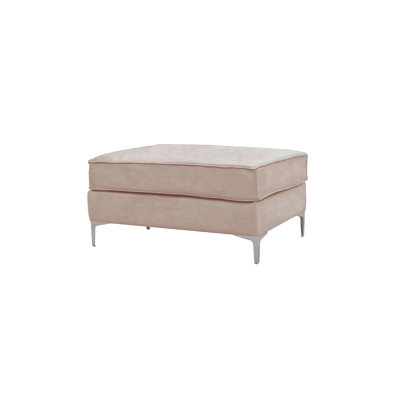Georgio 93cm Wide Velvet Rectangle Ottoman