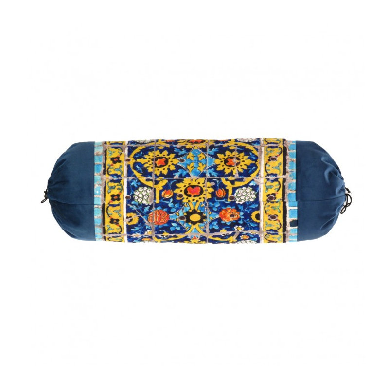 Coussin décoratif 8 pi x 28 pi, Bleu marine oriental oriental