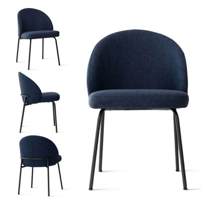 Chaises de salle à manger rembourrées de style moderne