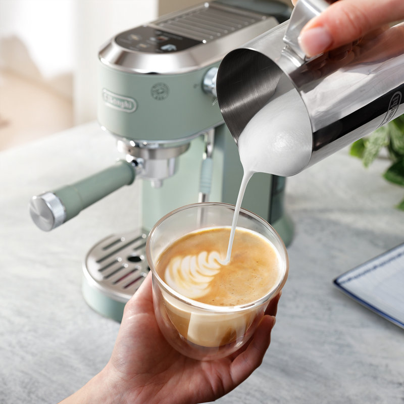 Espresso Machine Cold Brew Maker with Milk Frother, Green