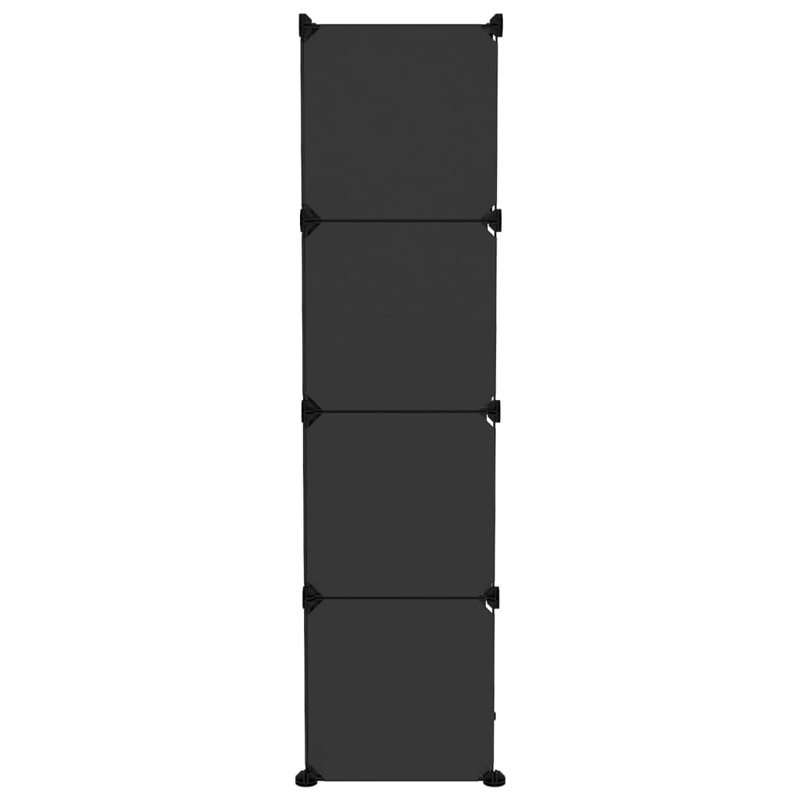 vidaXL Storage Cube Organizer with Cubes Stackable Organizer Modular Shelf PP