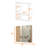 4-Shelf Bathroom Medicine Cabinet With Mirror-1971167175