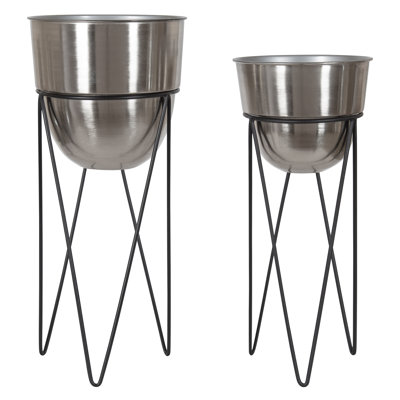 Metal Pot Planter