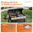 5-Burner Propane Gas Griddle & Grill Combo, 40000 BTU – Dual Hood, Rolling Cart for Patio, Backyard, or Tailgating