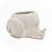 8.3X7x4.7" Decorative Sand And Cement Snail Planter With Textured Beige Finish-1987025372