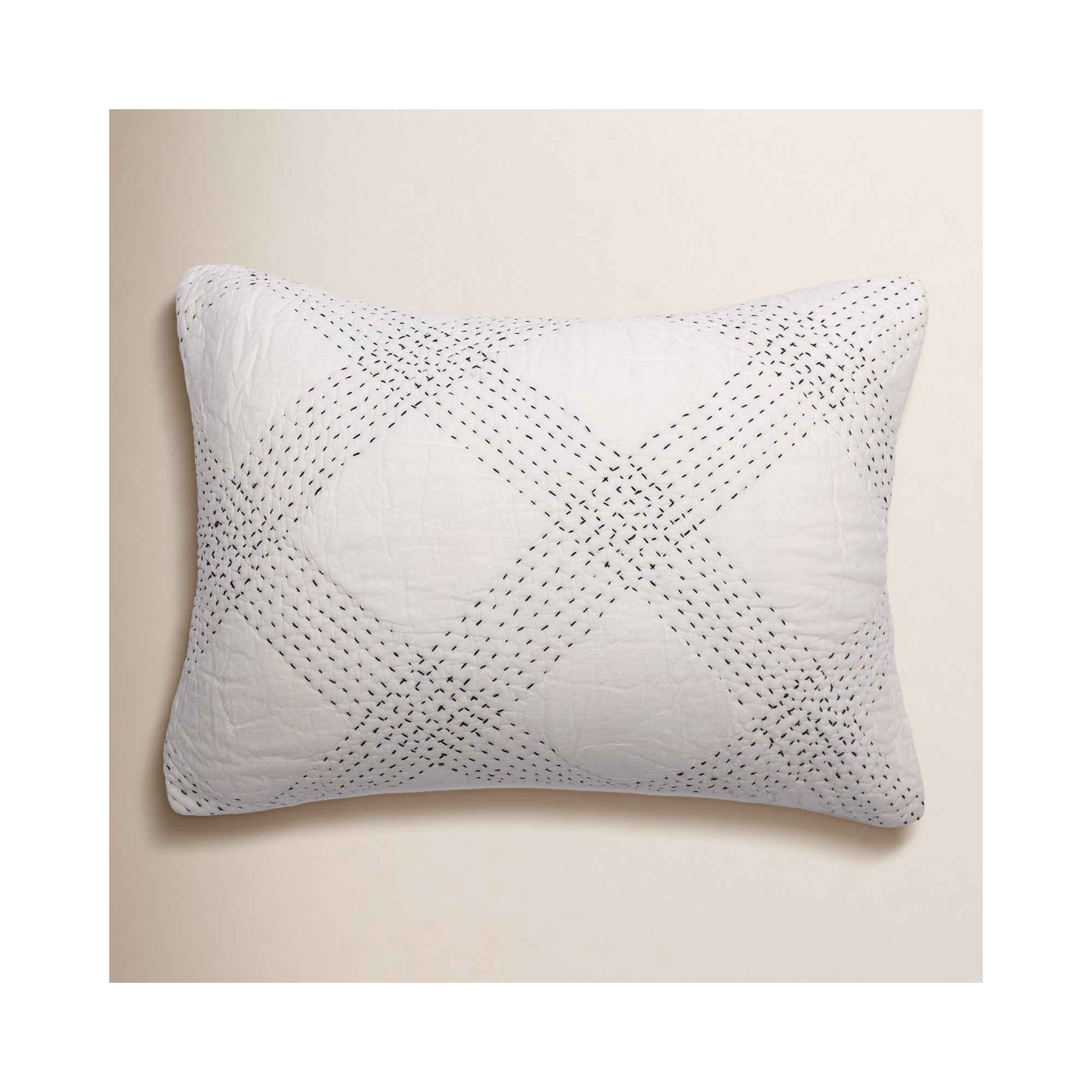 Feba Sham Set, Indigo, Standard/Twin