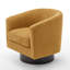 Bennett 72.1Cm Wide Swivel Barrel Chair-141124608