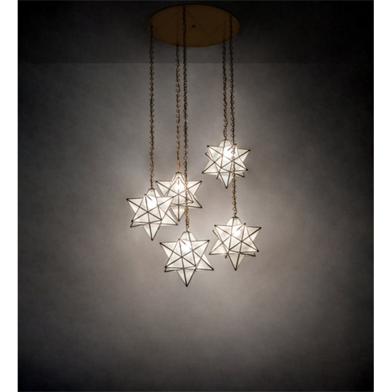 Moravian Star 5 - Light Pendant