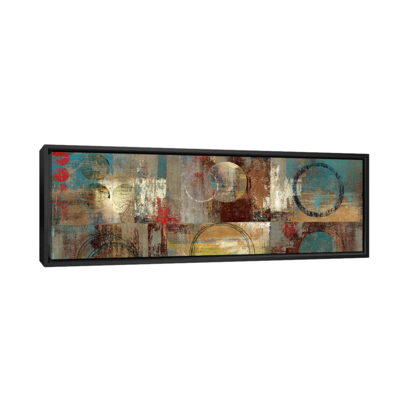 «Play Around I» par PI Studio - Estampe numérique sur toile tendue avec châssis panoramique, H 12 po x l 36 po x P 1,5 po