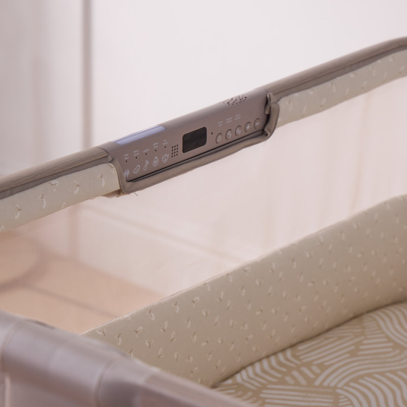 Cozee Sense Bedside Crib - Soft Walnut / Cocoa, Soft Walnut / Cocoa
