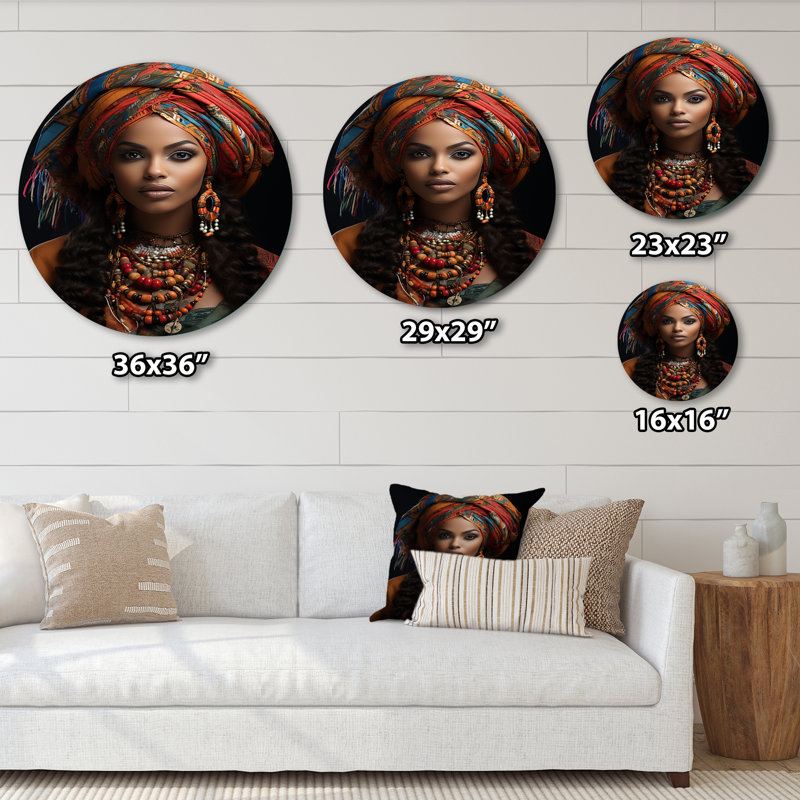 Art africain africain, «I Beautiful People», H 16 po x l 16 po