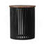 Table d'appoint en bois massif ACACIA, couleur naturelle et noire