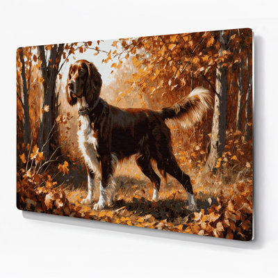 Dogs Irish Setter Black Metal Wall Art