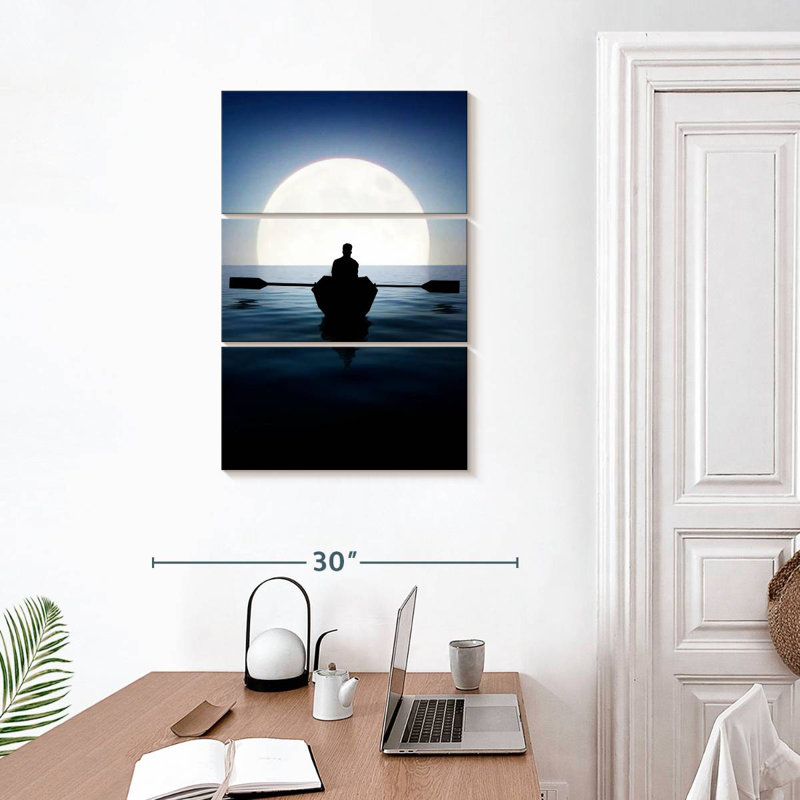 Aletra pagaie au clair de lune, H 32 po x l 20 po
