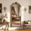 Miroir pleine grandeur sculpté arqué en polyuréthane-375505154-375505155