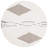 Jacobo Hand Tufted Wool/Cotton Geometric Rug in Brown/Ivory-1040566089